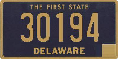 DE license plate 30194