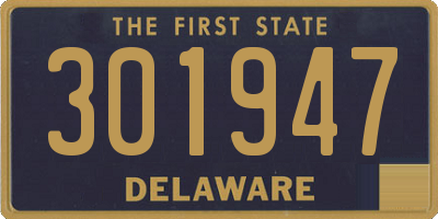 DE license plate 301947