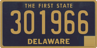 DE license plate 301966