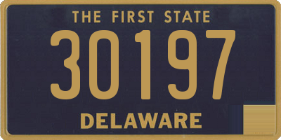 DE license plate 30197