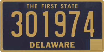 DE license plate 301974