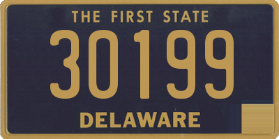 DE license plate 30199