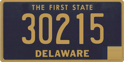 DE license plate 30215