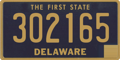 DE license plate 302165