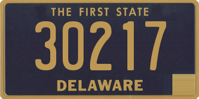 DE license plate 30217