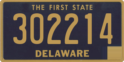 DE license plate 302214