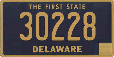 DE license plate 30228