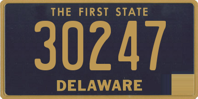 DE license plate 30247