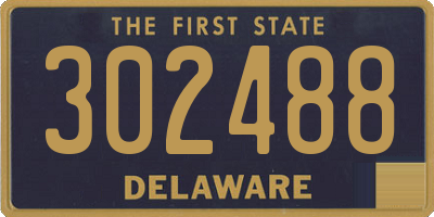DE license plate 302488