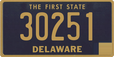 DE license plate 30251