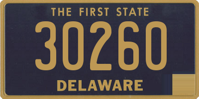 DE license plate 30260