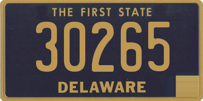 DE license plate 30265