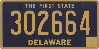DE license plate 302664