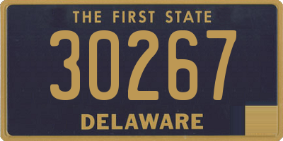 DE license plate 30267