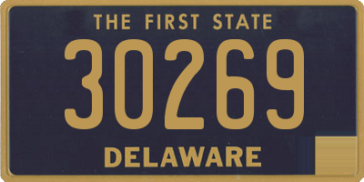 DE license plate 30269