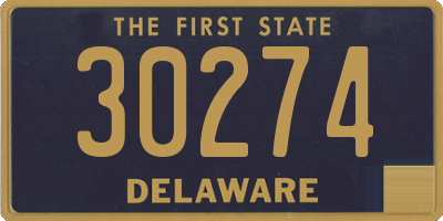 DE license plate 30274