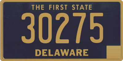 DE license plate 30275