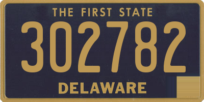 DE license plate 302782