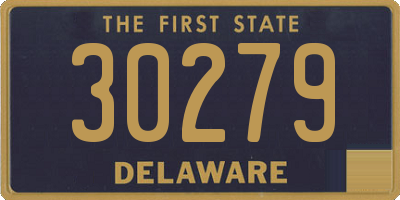DE license plate 30279