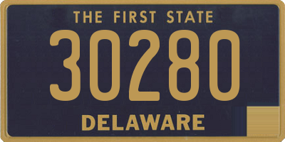 DE license plate 30280