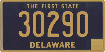 DE license plate 30290