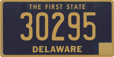 DE license plate 30295