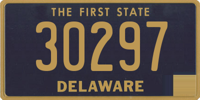 DE license plate 30297