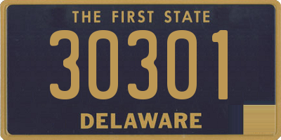 DE license plate 30301