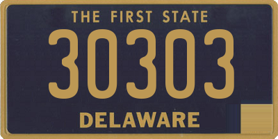 DE license plate 30303