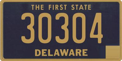 DE license plate 30304