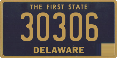 DE license plate 30306