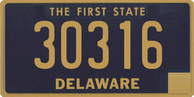 DE license plate 30316