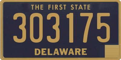 DE license plate 303175