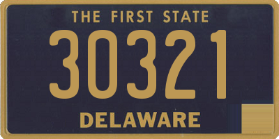 DE license plate 30321