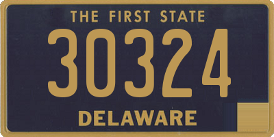 DE license plate 30324