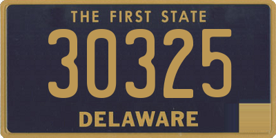 DE license plate 30325