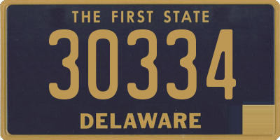 DE license plate 30334