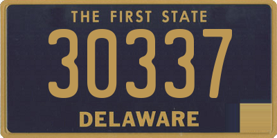 DE license plate 30337