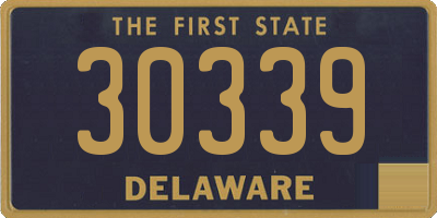 DE license plate 30339