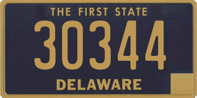 DE license plate 30344