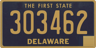 DE license plate 303462