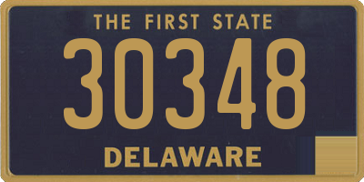 DE license plate 30348