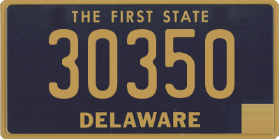 DE license plate 30350