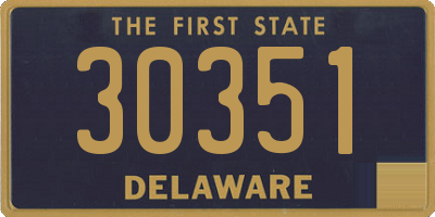 DE license plate 30351