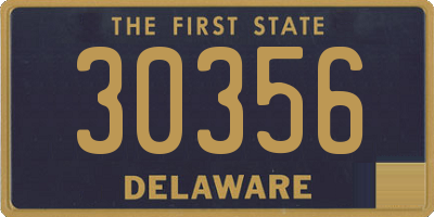 DE license plate 30356