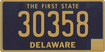 DE license plate 30358