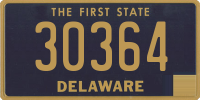 DE license plate 30364