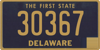 DE license plate 30367