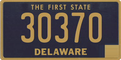 DE license plate 30370