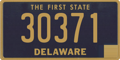 DE license plate 30371